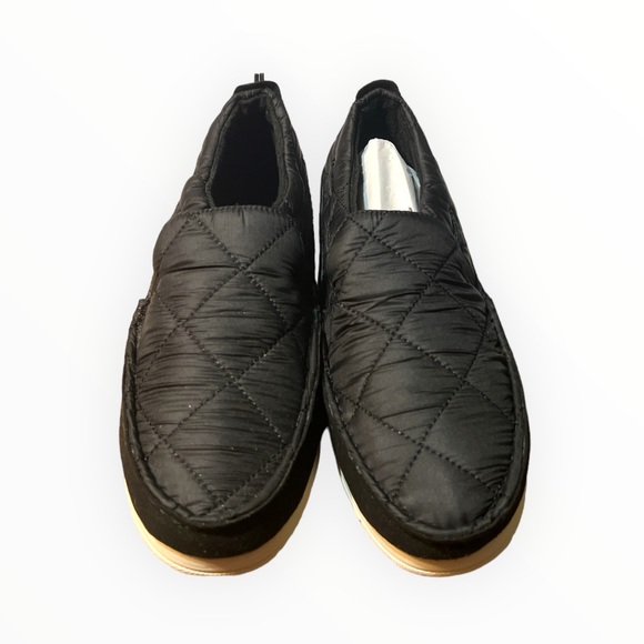 Sperry Shoes - Sperry moc-sided black nylon sneakers